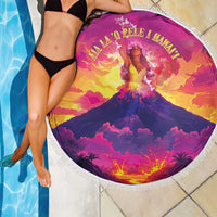 Hawaii Kilauea Volcano Beach Blanket There Is Pele Goddess Of The Volcano LT05 - Polynesian Pride