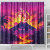 Hawaii Kilauea Volcano Shower Curtain There Is Pele Goddess Of The Volcano - Polynesian Pride