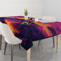 Hawaii Kilauea Volcano Tablecloth There Is Pele Goddess Of The Volcano LT05 - Polynesian Pride