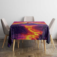 Hawaii Kilauea Volcano Tablecloth There Is Pele Goddess Of The Volcano LT05 - Polynesian Pride