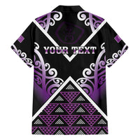 Personalised Aotearoa Moriori Family Matching Off Shoulder Maxi Dress and Hawaiian Shirt Maori Pattern New Zealand - Polynesian Pride