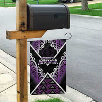 Aotearoa Moriori Garden Flag Maori Pattern New Zealand - Polynesian Pride