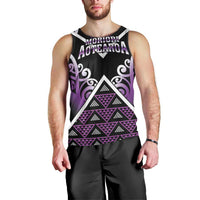 Personalised Aotearoa Moriori Men Tank Top Maori Pattern New Zealand LT05 - Polynesian Pride