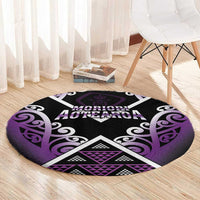 Aotearoa Moriori Round Carpet Maori Pattern New Zealand - Polynesian Pride