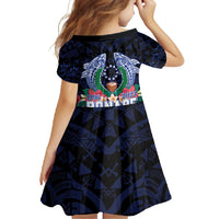 Happy Pohnpei Liberation Day Family Matching Short Sleeve Bodycon Dress and Hawaiian Shirt Polynesian Shark Turtle Motif LT05 - Polynesian Pride
