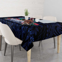 Happy Pohnpei Liberation Day Tablecloth Polynesian Shark Turtle Motif LT05 - Polynesian Pride