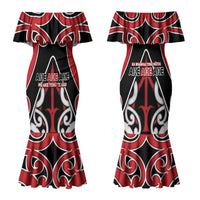 New Zealand Maori Language Week Family Matching Mermaid Dress and Hawaiian Shirt Mo Ake Tonu Te Reo