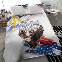 Filipino American History Month Bedding Set Bald Eagle Tarsier Together LT05 - Polynesian Pride