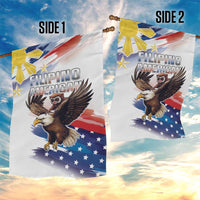 Filipino American History Month Garden Flag Bald Eagle Tarsier Together LT05 - Polynesian Pride