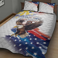Filipino American History Month Quilt Bed Set Bald Eagle Tarsier Together LT05 - Polynesian Pride