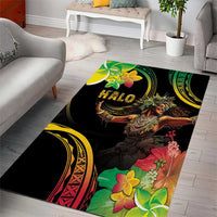 Halo Vanuatu Area Rug Beautiful Woman Dancing LT05 - Polynesian Pride