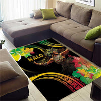 Halo Vanuatu Area Rug Beautiful Woman Dancing LT05 - Polynesian Pride