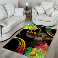 Halo Vanuatu Area Rug Beautiful Woman Dancing LT05 - Polynesian Pride