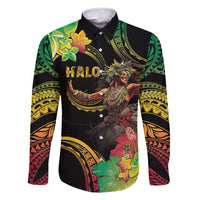 Halo Vanuatu Family Matching Summer Maxi Dress and Hawaiian Shirt Beautiful Woman Dancing
