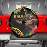 Halo Vanuatu Spare Tire Cover Beautiful Woman Dancing LT05 - Polynesian Pride