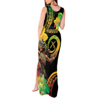 Halo Vanuatu Tank Maxi Dress Beautiful Woman Dancing LT05 - Polynesian Pride