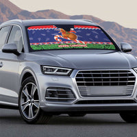 New Zealand Christmas Auto Sun Shade Kiwi-sh You A Merry Christmas - Polynesian Pride