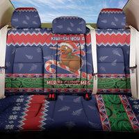 New Zealand Christmas Back Car Seat Cover Kiwi-sh You A Merry Christmas - Polynesian Pride