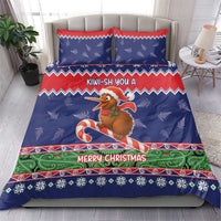 New Zealand Christmas Bedding Set Kiwi-sh You A Merry Christmas - Polynesian Pride