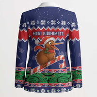 New Zealand Christmas Blazer Kiwi-sh You A Merry Christmas - Polynesian Pride