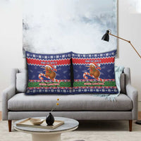 New Zealand Christmas Pillow Cover Kiwi-sh You A Merry Christmas - Polynesian Pride