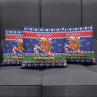 New Zealand Christmas Pillow Cover Kiwi-sh You A Merry Christmas - Polynesian Pride