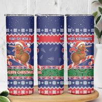 New Zealand Christmas Skinny Tumbler Kiwi-sh You A Merry Christmas - Polynesian Pride
