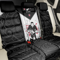 New Zealand Player Rugby Back Car Seat Cover World Cup 2023 Maori Pattern