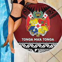 Tonga Constitution Day Beach Blanket Tongan Kupesi Ngatu Pattern LT05 - Polynesian Pride