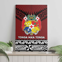Tonga Constitution Day Canvas Wall Art Tongan Kupesi Ngatu Pattern LT05 - Polynesian Pride