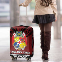 Tonga Constitution Day Luggage Cover Tongan Kupesi Ngatu Pattern LT05 - Polynesian Pride