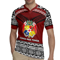 Personalised Tonga Constitution Day Rugby Jersey Tongan Kupesi Ngatu Pattern