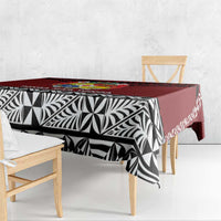 Tonga Constitution Day Tablecloth Tongan Kupesi Ngatu Pattern LT05 - Polynesian Pride