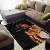 Papua New Guinea Tok Pisin Wik Area Rug Land Of The Unexpected LT05 - Polynesian Pride