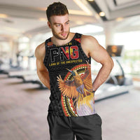 Papua New Guinea Tok Pisin Wik Men Tank Top Land Of The Unexpected LT05 Black - Polynesian Pride