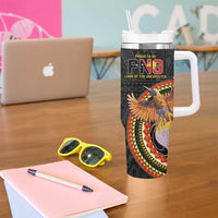 Papua New Guinea Tok Pisin Wik Tumbler With Handle Land Of The Unexpected LT05 - Polynesian Pride