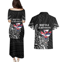 Hawaii November 28th Is My Independence Day Couples Matching Puletasi and Hawaiian Shirt LT05 - Polynesian Pride