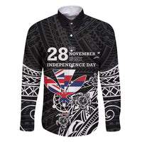 Hawaii November 28th Is My Independence Day Family Matching Tank Maxi Dress and Hawaiian Shirt