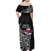 Hawaii November 28th Is My Independence Day Off Shoulder Maxi Dress LT05 - Polynesian Pride