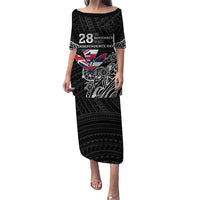 Hawaii November 28th Is My Independence Day Puletasi LT05 Long Dress Black - Polynesian Pride