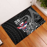 Hawaii November 28th Is My Independence Day Rubber Doormat LT05 - Polynesian Pride