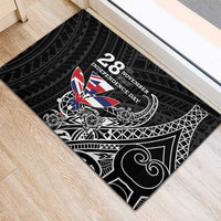 Hawaii November 28th Is My Independence Day Rubber Doormat LT05 - Polynesian Pride