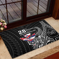 Hawaii November 28th Is My Independence Day Rubber Doormat LT05 - Polynesian Pride
