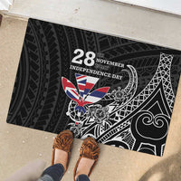 Hawaii November 28th Is My Independence Day Rubber Doormat LT05 - Polynesian Pride