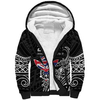 Hawaii November 28th Is My Independence Day Sherpa Hoodie LT05 Unisex Black - Polynesian Pride