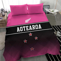 New Zealand Women Cricket Bedding Set Pink Simple Style LT05 - Polynesian Pride