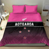 New Zealand Women Cricket Bedding Set Pink Simple Style LT05 - Polynesian Pride