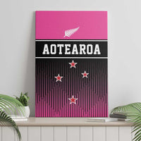 New Zealand Women Cricket Canvas Wall Art Pink Simple Style LT05 - Polynesian Pride