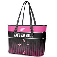 New Zealand Women Cricket Leather Tote Bag Pink Simple Style LT05 - Polynesian Pride