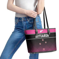 New Zealand Women Cricket Leather Tote Bag Pink Simple Style LT05 - Polynesian Pride